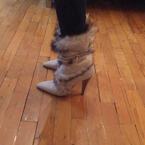 Roberto Cavalli suede booties